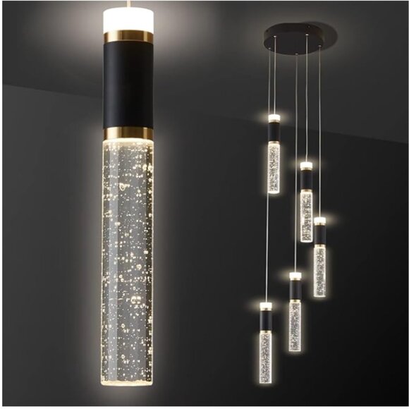 BNWT ORIG. $390 5-Light Pendant fixture - Picture 1 of 7